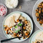 I love this variation of classic black beans and rice. It's made with citrus-seasoned black beans and sweet potatoes over quinoa. It's a simple, fast and satisfying weeknight meal the whole family will love.