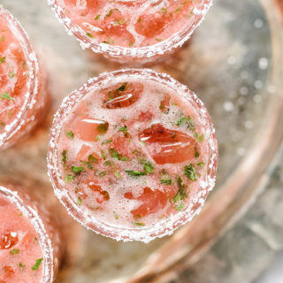 Tired of the straight-up margarita? This strawberry basil margarita is a fun twist on the classic. It's a sweet, tart and refreshing cocktail, perfect for celebrating.