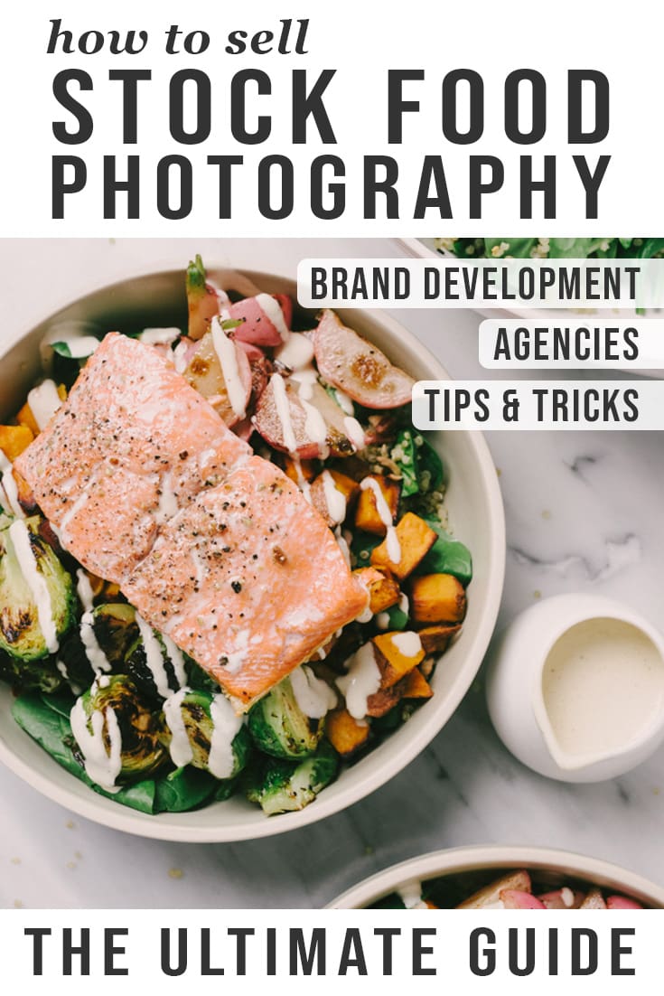 how to sell food stock photography