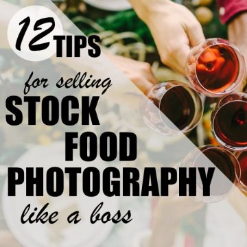 Passive income for food bloggers! Tips from industry stock photography veterans on how to make a passive income selling your food photography for stock. Tried and true strategies for maintaining a successful stock food portfolio.