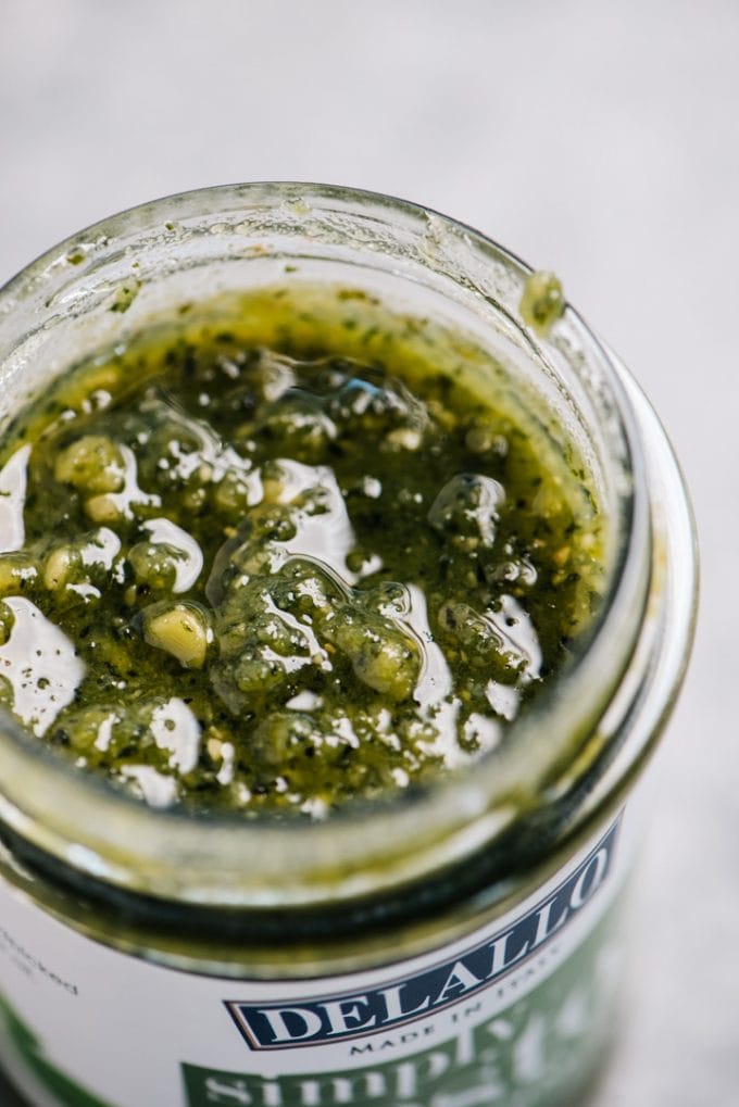 Easy 25Minute Pesto Cream Sauce Our Salty Kitchen