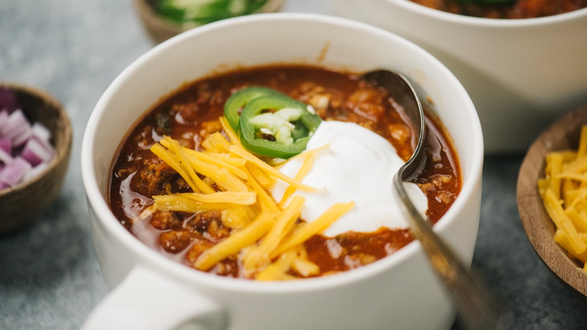 Instant Pot Chili (Whole30, Keto) - Our Salty Kitchen