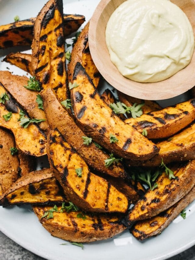 Grilled Sweet Potatoes (Story)