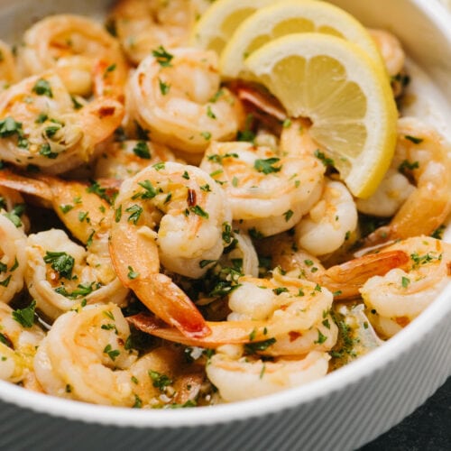 Garlic Butter Shrimp (15 Minute Meal!) - Our Salty Kitchen